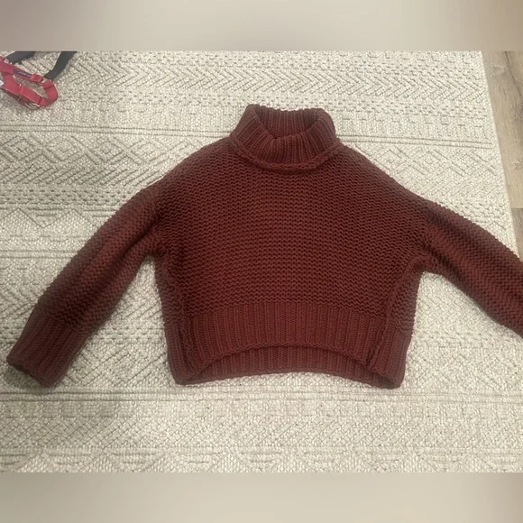 Free People brown chunky sweater - Picture 1 of 3